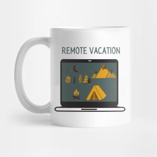 Remote Vacation Camping Mug